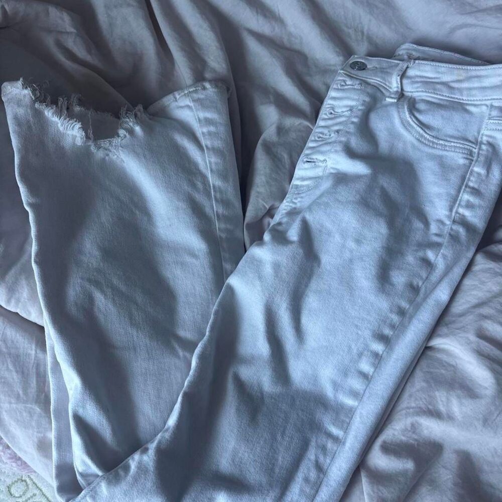 American-eagle Women's White Jeans